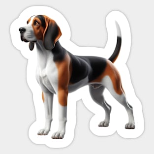 American English Coonhound Sticker